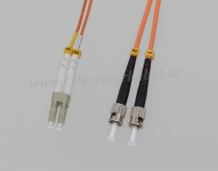 LWL Patchkabel Duplex LC - ST, Multimode OM1