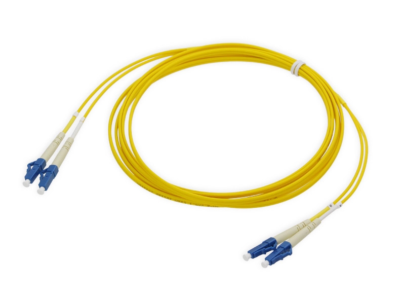 LWL Glasfaser Patchkabel LC-LC Duplex Singlemode 9/125µm OS2 3,0mm, 5