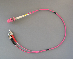 LWL Adapterkabel 2x ST Stecker, 2x LC Buchse